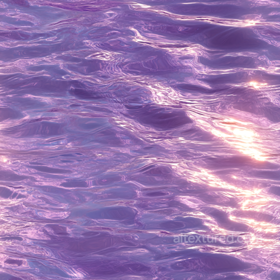 Stylized Purple Water Seamless Texture with Reflective Ripples Water texture preview