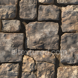 seamless Seamless 3D Weathered Stone Pavement PBR Texture with Natural Cracks and Earthy Tones texture 8k free download PBR