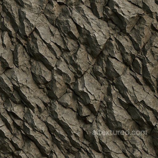 Jagged Rock Seamless Texture seamless Rock PBR texture