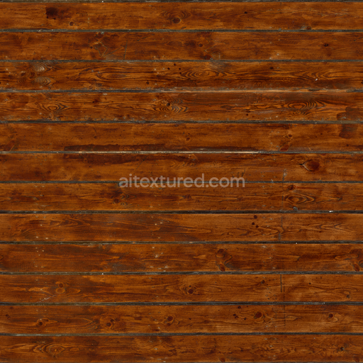 Floor Deck — Deck Varnished Wooden Chipped Stained Wood — PBR seamless 3D texture