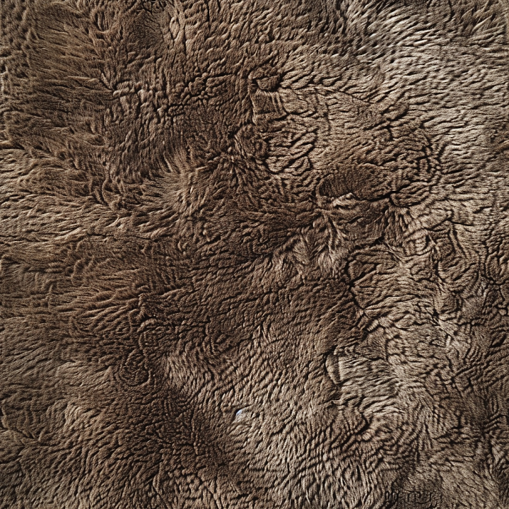 Detailed Brown Wrinkled Leather with Soft Fur-like Grain seamless PBR texture preview
