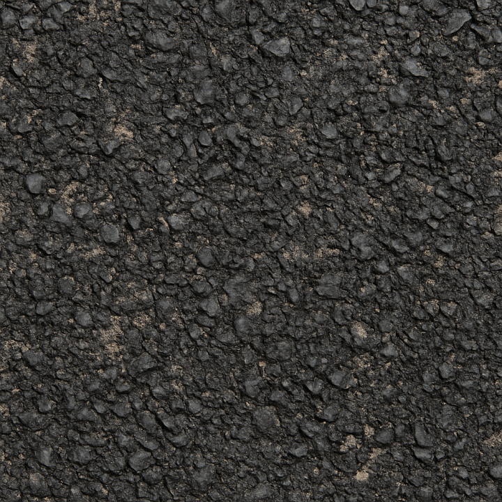 Dirty Fresh Asphalt seamless PBR texture preview