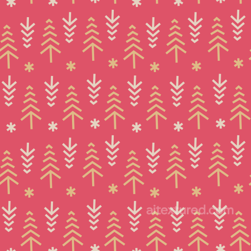 Christmas Digital Paper Texture with Red Background and Gold Arrow Pattern seamless All Christmas Digital paper PBR texture