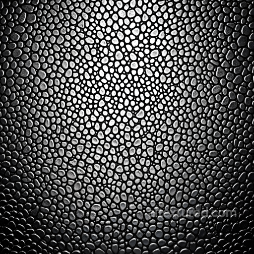 Skin PBR Texture with Detailed Pores and Organic Pattern in Black & White seamless Skin PBR texture