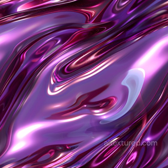 Smooth Purple-Pink Glossy Surface Seamless Texture with Fluid Patterns Glossy texture preview