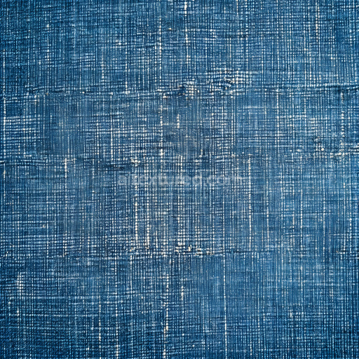 Seamless 3D Cracked Denim Fabric PBR Texture with Worn Thread Pattern