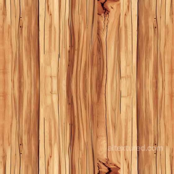 Rustic Hickory Wood Planks Seamless Texture with Knots and Cracks Wood texture preview