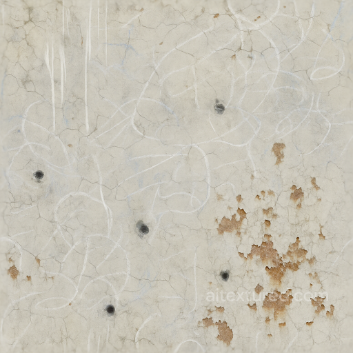 Cracked Paint With Paint Drips And Paint Splatter For Aged Surfaces seamless Decals PBR texture