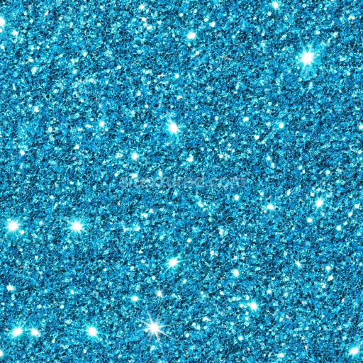 Seamless Blue Glitter 3D PBR Texture with Bright Sparkling Highlights