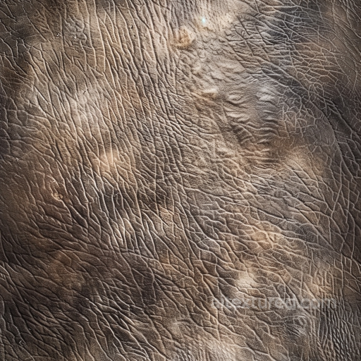 Vintage Distressed Brown Leather PBR Texture with Fine Wrinkles and Natural Wear seamless Leather PBR texture