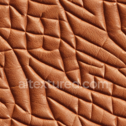 seamless Seamless 3D PBR Wrinkled Brown Leather Texture with Deep Grain and Natural Folds texture 8k free download PBR