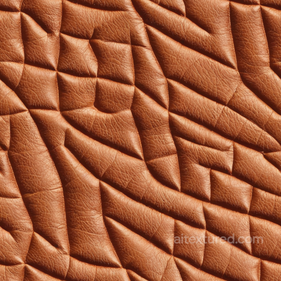 Wrinkled Brown Leather Texture with Deep Grain and Natural Folds Leather texture preview