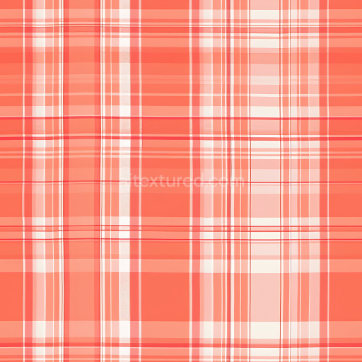 Seamless 3D Red Plaid Metal PBR Texture with Smooth Glossy Finish
