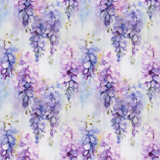 Soft Purple Flower Clusters in Pastel Style Seamless Texture Purple Flower texture preview