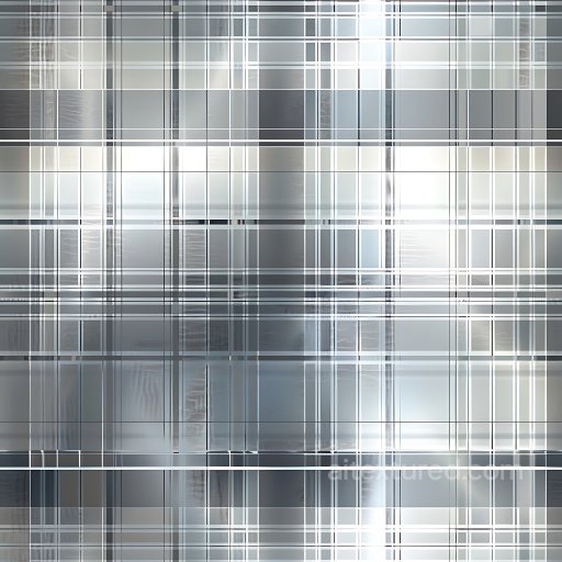 Seamless 3D PBR Texture of Cool Gray Plaid Pattern with Fine Lines texture preview