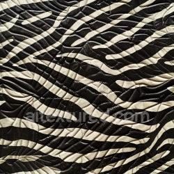 seamless Seamless 3D PBR Black and White Zebra-Patterned Leather Texture with Glossy Finish texture 8k free download PBR