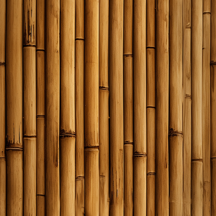 Bamboo Stalk Featuring Vertical Culms and Natural Grain seamless PBR texture preview