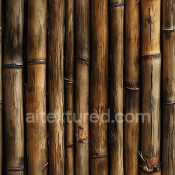 seamless Seamless 3D PBR Texture of Weathered Bamboo Culms in Rich Brown Tones texture 8k free download PBR