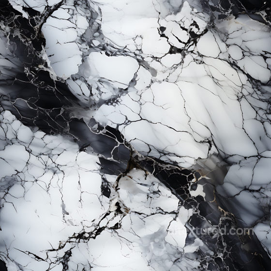 Black and White Marble PBR Texture with Bold Veins Marble texture preview