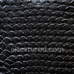seamless Seamless 3D PBR Texture of Glossy Black Reptilian Skin with Raised Scale Pattern texture 8k free download PBR