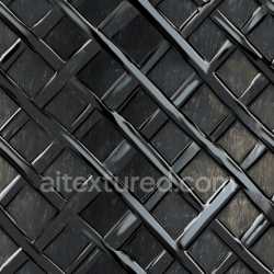 seamless Seamless 3D Black Painted Metal Panels PBR Texture with Worn Scratched Surface texture 8k free download PBR