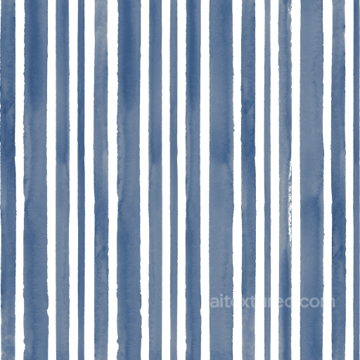Soft Blue Watercolor Stripes on White Background Seamless Texture seamless Watercolor Stripes PBR texture