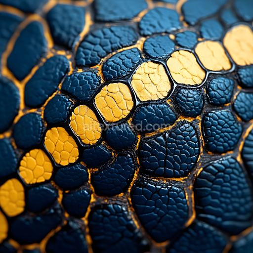 Seamless 3D PBR Reptilian Cracked Skin Texture with Deep Contrast and Scale Detail