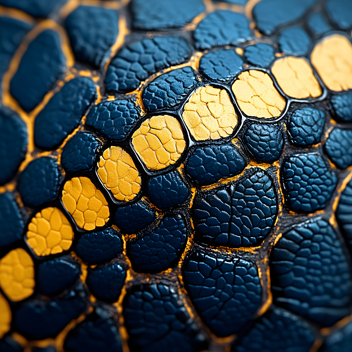 Reptilian Cracked Skin with Deep Contrast and Scale Detail seamless PBR texture preview