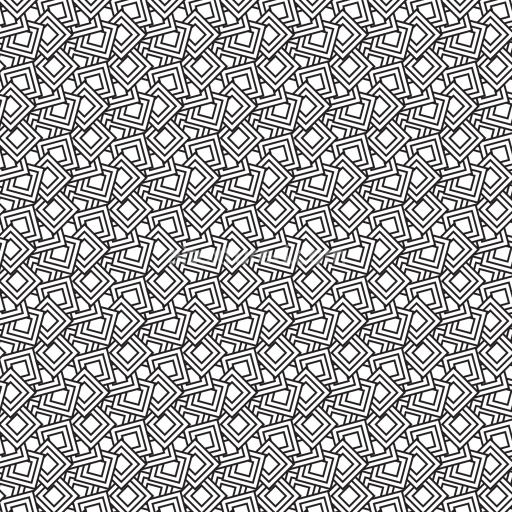 Seamless 3D PBR Texture of Black and White Abstract Geometric Line Pattern