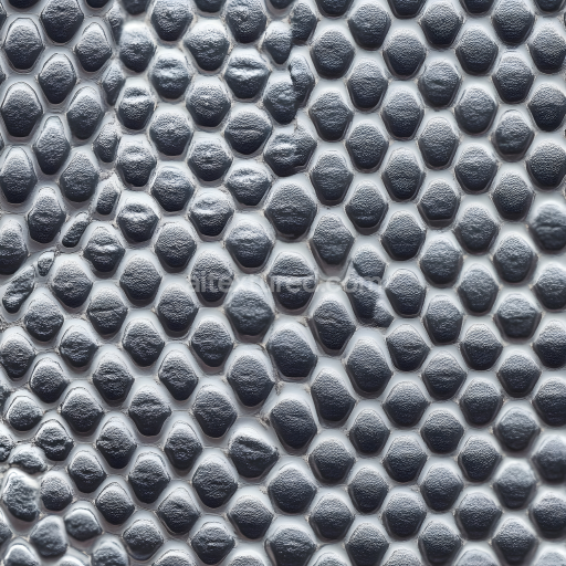 Seamless 3D PBR reptilian scale skin texture with detailed glossy scales