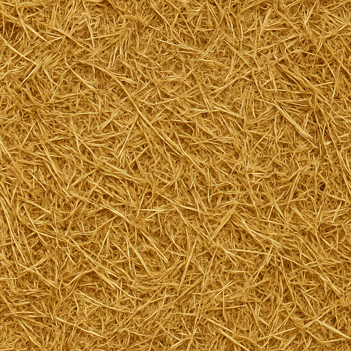 Golden Straw Bale seamless PBR texture preview