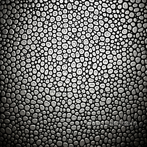 Stylized Reptilian Scales Skin PBR Texture with High-Contrast Detailing seamless Skin PBR texture