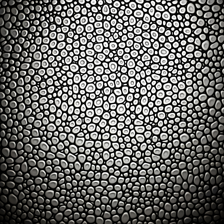 Stylized Reptilian Scales Skin with High-Contrast Detailing seamless PBR texture preview