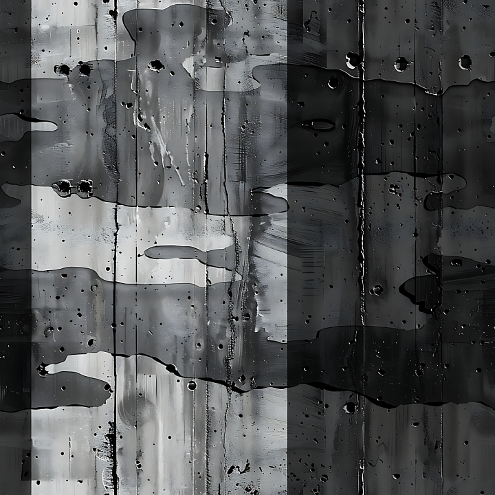 Urban Tactical Camouflage with Distressed Black and Gray Paint seamless PBR texture preview