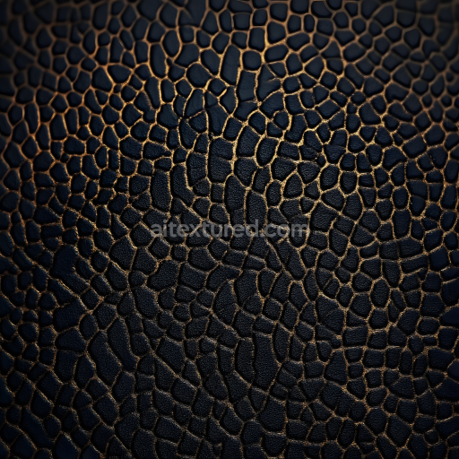 Seamless 3D Skin PBR Texture Featuring Dark Reptilian Cracked Surface
