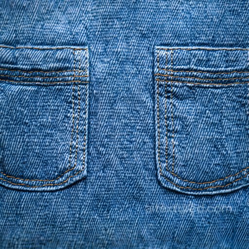 Cracked Denim Fabric PBR Texture with Detailed Stitching seamless Denim jeans PBR texture