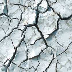 seamless Seamless 3D cracked white plaster PBR texture with deep fractures and chipped layers texture 8k free download PBR