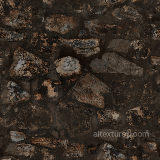 Rock Wall - Wall Rock Wall Rough Uneven seamless Rock PBR texture