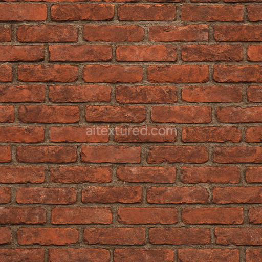 Aged Red Brick Texture Seamless 1024X1024