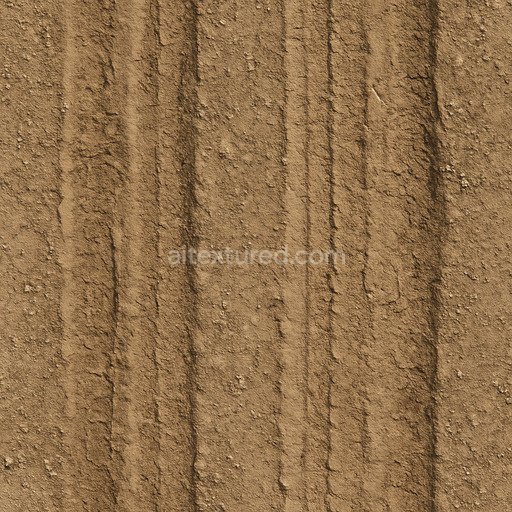 Compacted Dirt Road Ruts