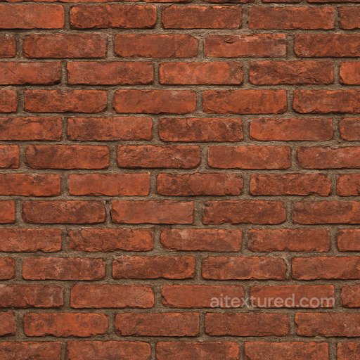 Aged Red Brick Seamless Texture seamless Brick PBR texture