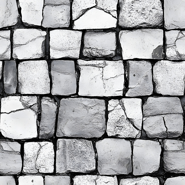 Of Cracked White Painted Brick Wall With Chipped Edges seamless PBR texture preview