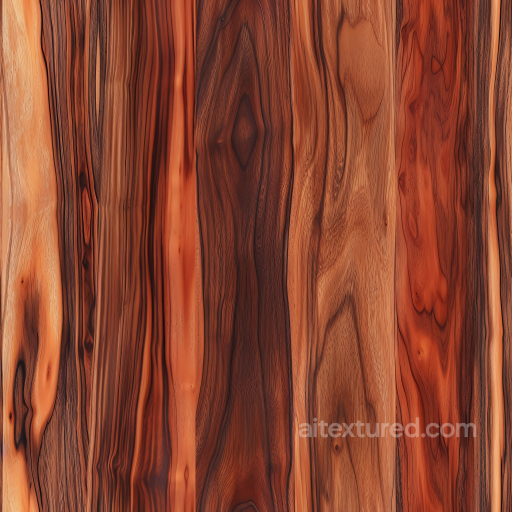 Exotic Wood Planks Seamless Texture with Rich Warm Grains and Knots seamless Wood PBR texture
