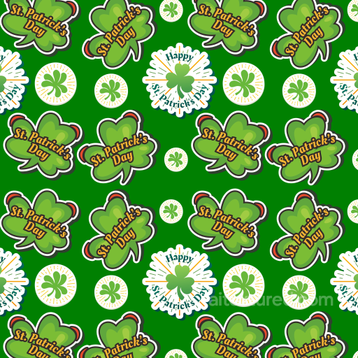 of vibrant green St Patrick's Day digital paper pattern seamless St patrick digital paper bundle PBR texture