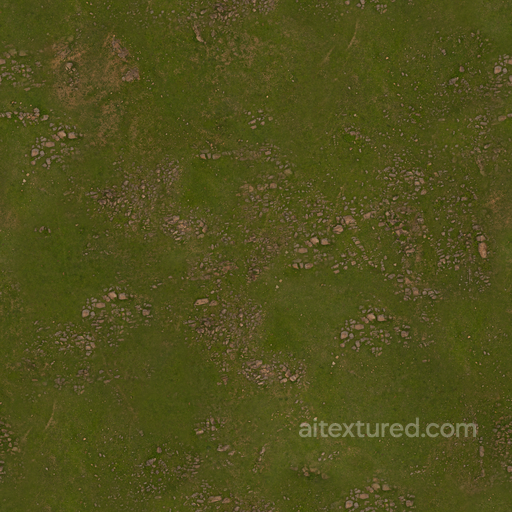 Rocky Terrain - Terrain Rocky Grass Drone Landscape seamless Grass PBR texture