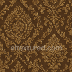 seamless Seamless 3d texture pbr 8k wallpaper with baroque medallion and velvet finish embossed pattern texture 8k free download PBR