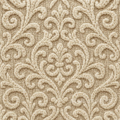 Ornate Wool Seamless Texture seamless Fabric PBR texture
