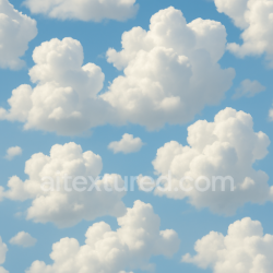 seamless Seamless 3d texture pbr 8k of sunlit cloud highlights on puffy cumulus texture 8k free download PBR