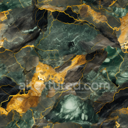 seamless Seamless 3D Brown and Green Marble PBR Texture with Golden Veins and Polished Finish texture 8k free download PBR