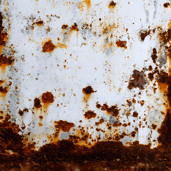 Rusted Metal Featuring Corrosion Spots and Weathered Surface seamless PBR texture preview